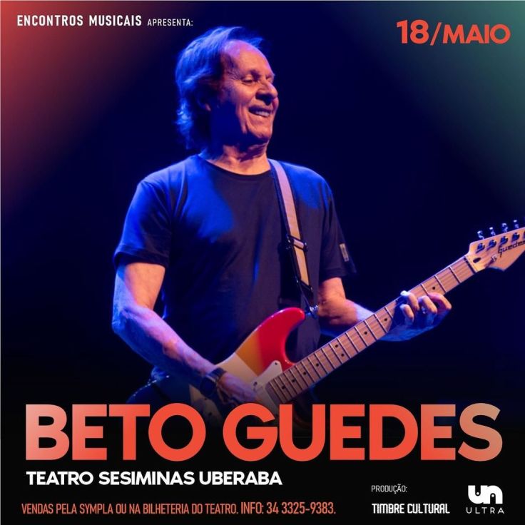 Show de Beto Guedes é adiado para agosto, saiba mais